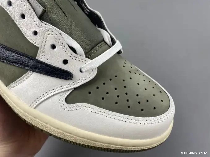 Rep 1 X SCOTT LOW TRAVIS AIR MEDIUM DM7866-200 OLIVE OG JORDAN 0612